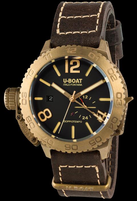 U-BOAT Classico DOPPIOTEMPO 46 BRONZE BR 9008 Replica Watch